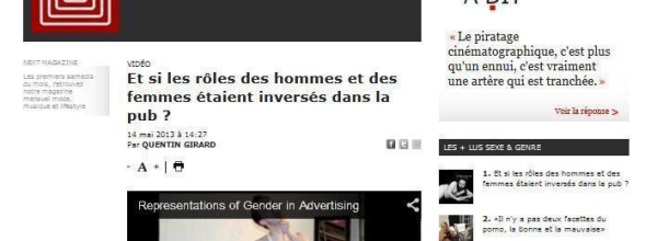 Histoire de pub et de genre