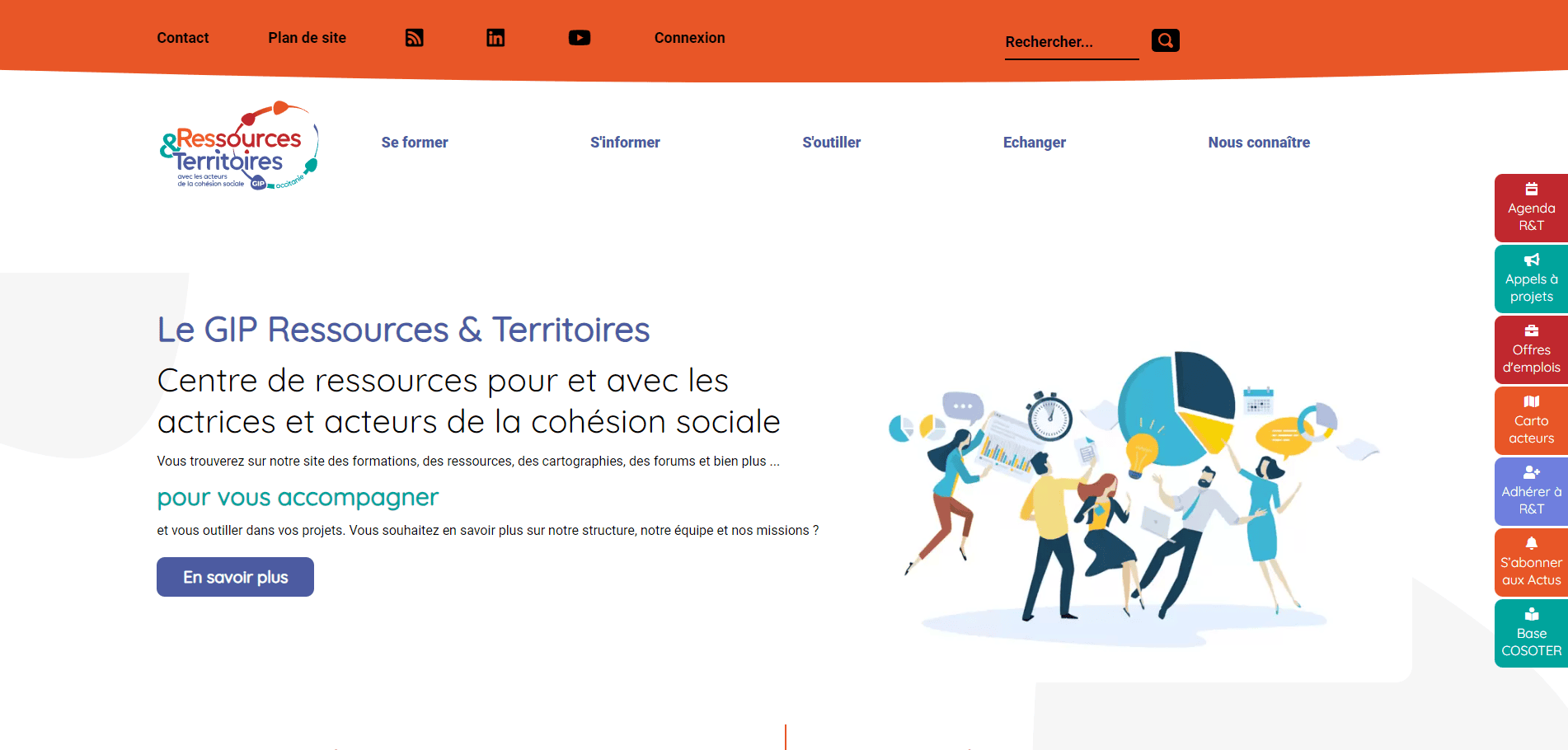 Refonte du portail Ressources et Territoires